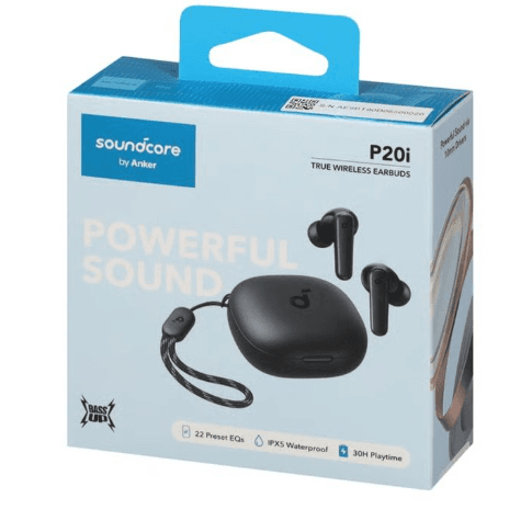 Soundcore P20i True Wireless Earbuds with BassUp, App Control & 30H Playtime