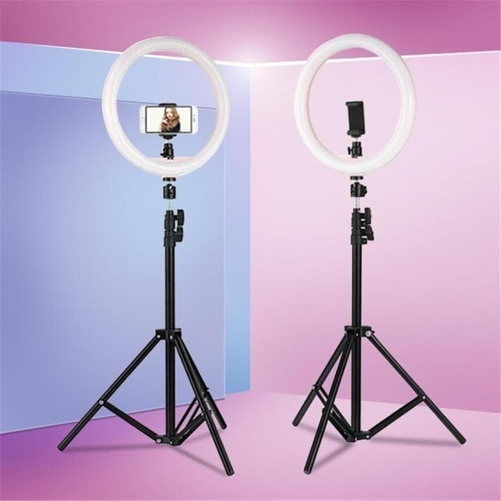26CM Selfie Ring Light with Tripod Stand & Cell Phone Holder